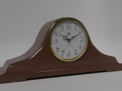 Antique Mantle Clock 3D model