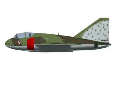 heinkel p1080 3D model