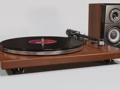 Turntable 3D model