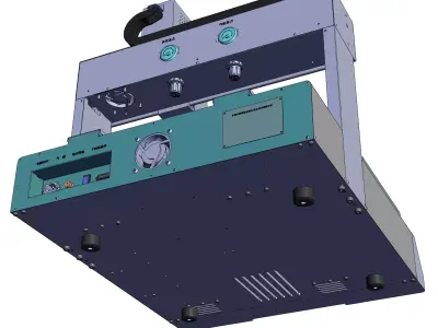 automatic screw locking machine for electronic products 3D model