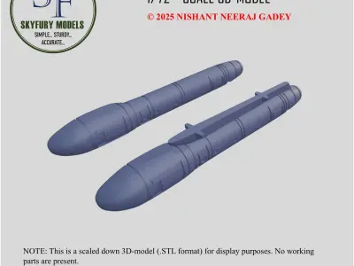 1-72 SCALE THALES AREOS POD 3D-MODEL KIT 3D print model