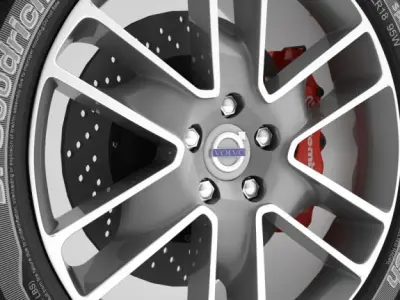 Wheel Volvo S60 1 3D model