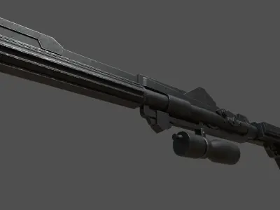 Blaster Rifle DC-15A 3D model