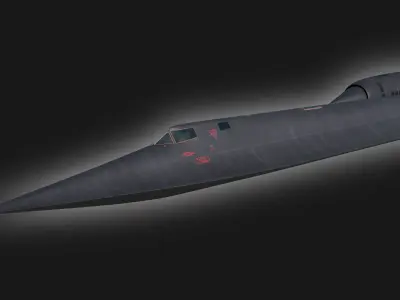 Lockheed SR-71 Blackbird 3D model purchase