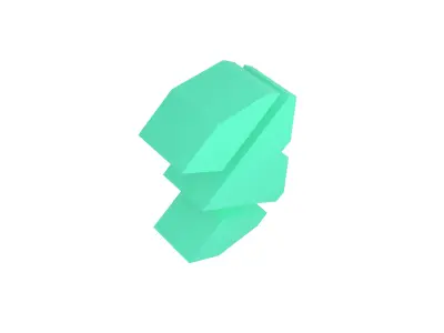 Sci-Fi Number 3 v1 007 Low-poly 3D model