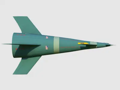 Von Braun Rocket ship 3D model