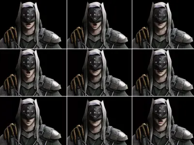 Arknights Dublinn Soldier Low-poly 3D model