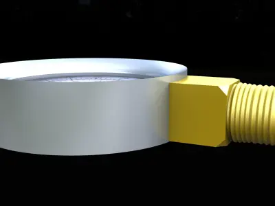 Pressure Gauge Free 3D model