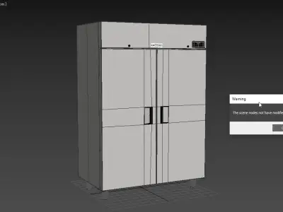 U-Line Commercial Refrigerators Ucre455-Ss71A 3D model