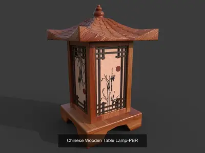 Traditional Vintage Lamps 3D Model Pack