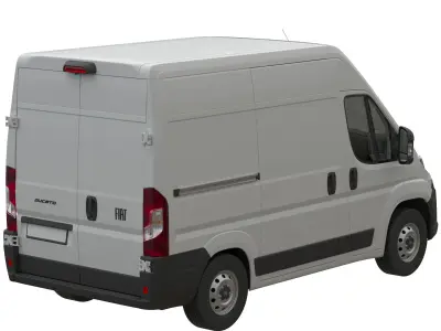 2024 FIAT DUCATO  L1H2 Detailed interior 3D model
