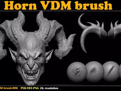  Horn Kit 3D model