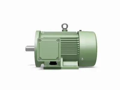 100L B34b Right IEC electric motor - 3D CAD model 3D model