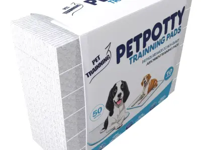 Animal accessories Pet Training Pads 3D model