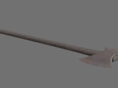 Axe 1B Low-poly 3D model