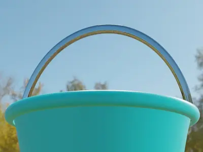 3D Bucket Free 3D model