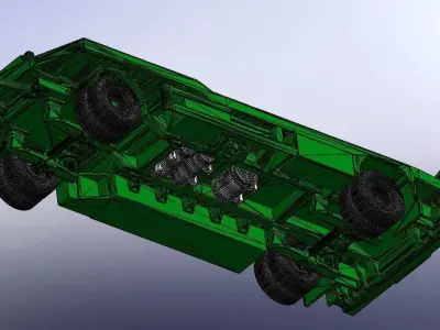 2 Axle Romork Trailer STL Free 3D print model