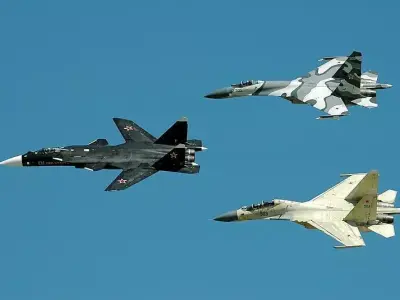 Sukhoi Su-47 3D model 2