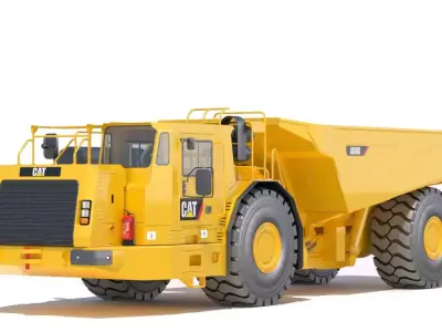 Underground Mining Truck Cat AD60 3D model