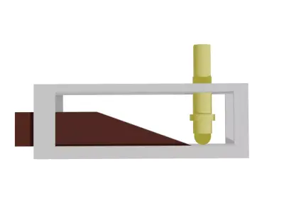 Wedge Cam 3D model