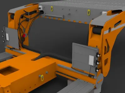 Gebr Recker SAN-A2-B1-C1-D1 3D model