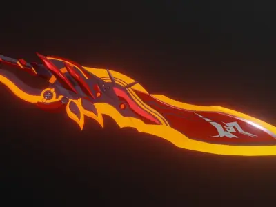 SURTR MUSPELLVERD Low-poly 3D model