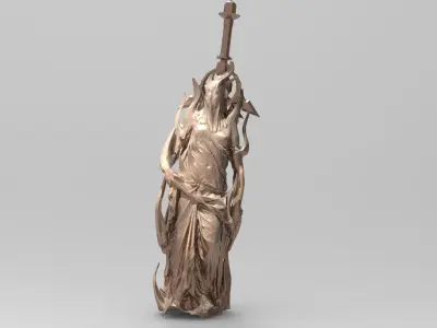 Kamelot Origins sword sculpture 1 3D model