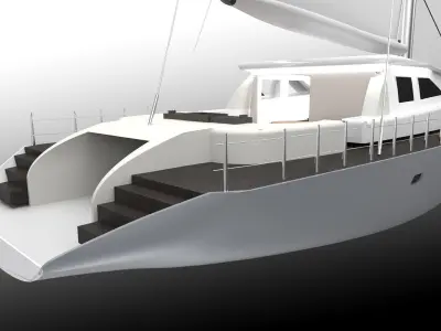 Sailing Yacht 3D model