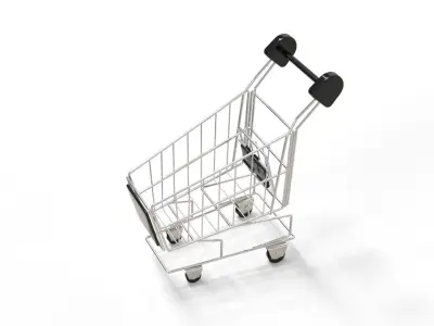 Shopping Cart 3D model Free 3D model