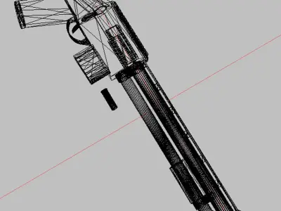 Remington 870 shot gun model 3d Low-poly 3D model