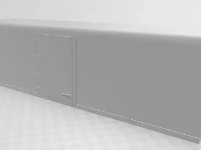 Refrigerated Truck Body 3D print model
