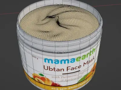 Ultimate Cosmetic Skincare Bundle Low-poly 3D model