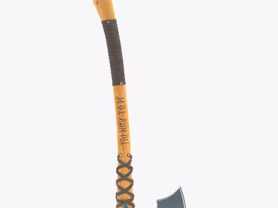 Battle ax Viking etsy 3D model