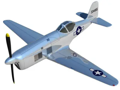 bell xp-77  3D model