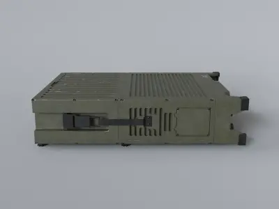 Military Radio - SubD Asset for Films and Games 3D model