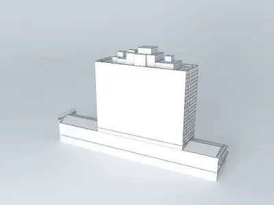 Central Bank of Brazil  Porto Alegre Free 3D model