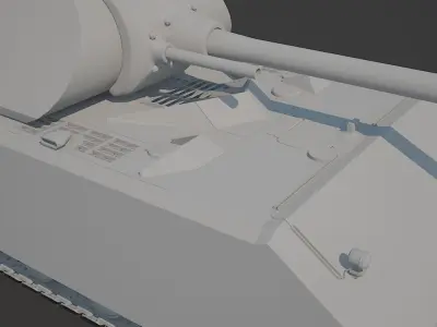 Panzerkampfwagen 8 - Maus tank 3D model