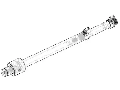 Lower Electrode Pin Shift for Nut Welding M6 3D model