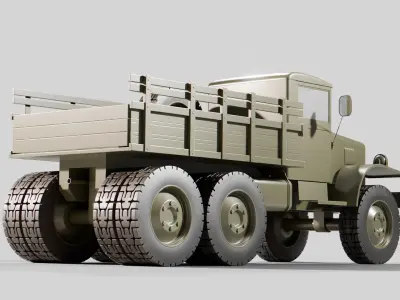 Utility Truck 3D model by gabrielsolon from CGTrader