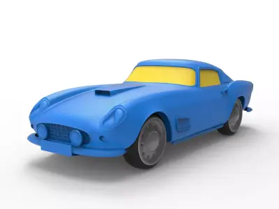 Ferrari 250 1956 Classic Car 3D print model