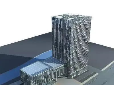 Office Building 3D model 371