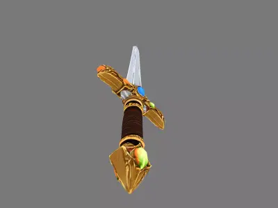 Legendary Fantasy Sword  Static High-Poly PBR 3D model