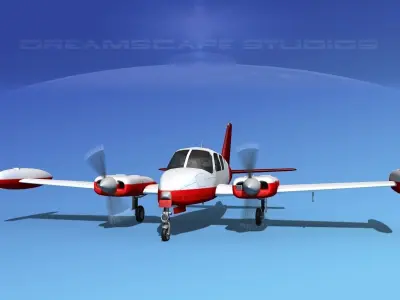Cessna 310 V14 3D model