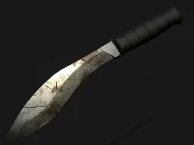 Kukri Knife 3D model