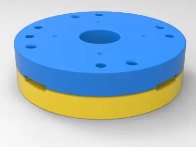 Mold for diecast tire 11 Scale 1 to 10 and 1 to 14 and 1 to 25 3D print model