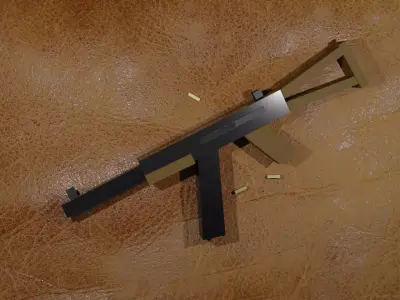 Low Poly Weapon Pack Free low-poly 3D model