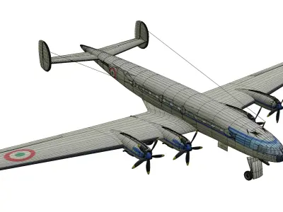 Breda Zappata BZ308 Low-poly 3D model