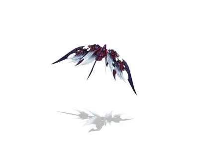 Gryffin Bow Low-poly 3D model