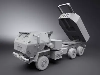 M142 HIMARS Scale model   3D print model