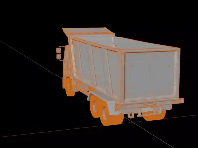 Mitsubishi Fuso Super Great FV51J Tipper 3D model